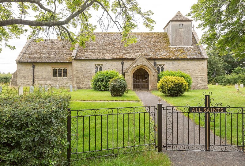 All Saints church, Leigh, Wiltshire, England, UK rebuilt here on drier ground in 1897
