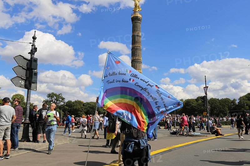 Major demonstration Berlin invites Europe - Festival for peace and freedom Berlin 29 August 2020