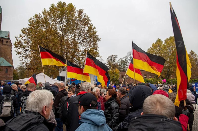 Speyer: An AfD rally took place under the motto Our country first . There were counter-protests