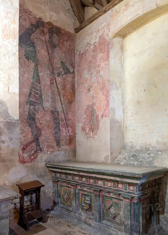 Farleigh Hungerford castle, Somerset, England, UK tomb of Sir Walter Hungerford d 1596 and his son Edward d 1585
