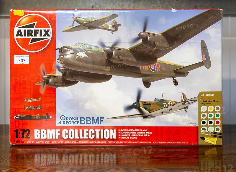 Boxed Airfix model planes BBMF Collection, on sale at auction