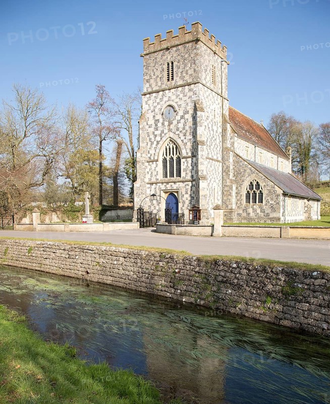 Village parish church of All Saints and St Mary, Chitterne, Wiltshire, England, UK