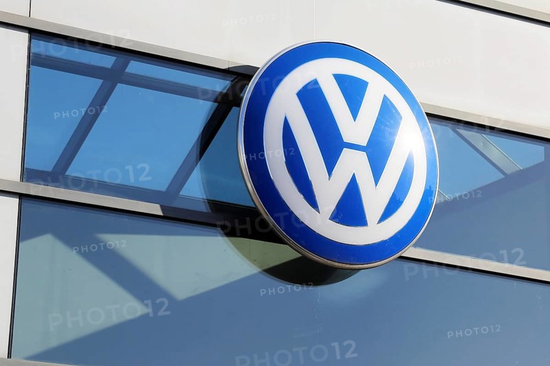 VW logo (Hassloch, Rhineland-Palatinate)