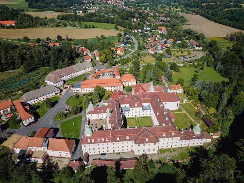 St Marienthal Monastery is a Cistercian abbey in Upper Lusatia in Saxony. It is the oldest nunnery of the order in Germany, which has existed without interruption since its foundation, Ostritz, Saxony, Germany, Europe