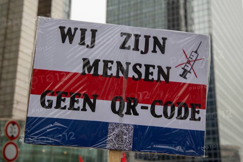 Brussels, 23 January: European demonstration for democracy, organised by the Europeans United initiative. The reason for the large demonstration is the encroachment on fundamental rights in Belgium, Germany, France and other states within the EU, Europe