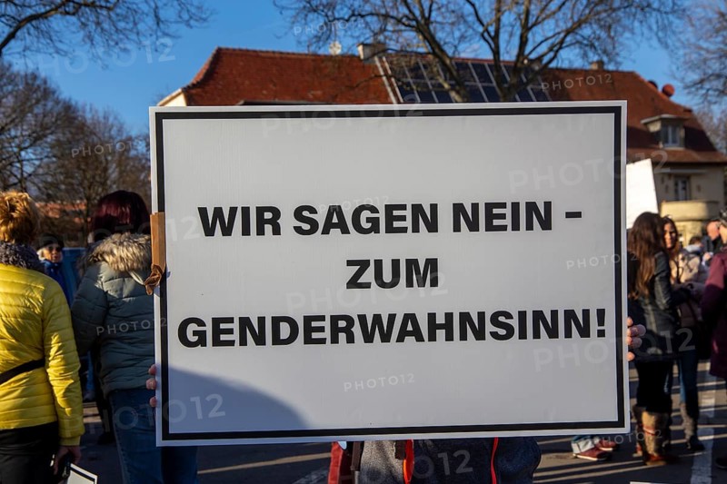 Demonstration in Landau in der Pfalz in favour of peace negotiations, affordable energy and living costs and politicians' liability. The demonstration was organised by a private individual