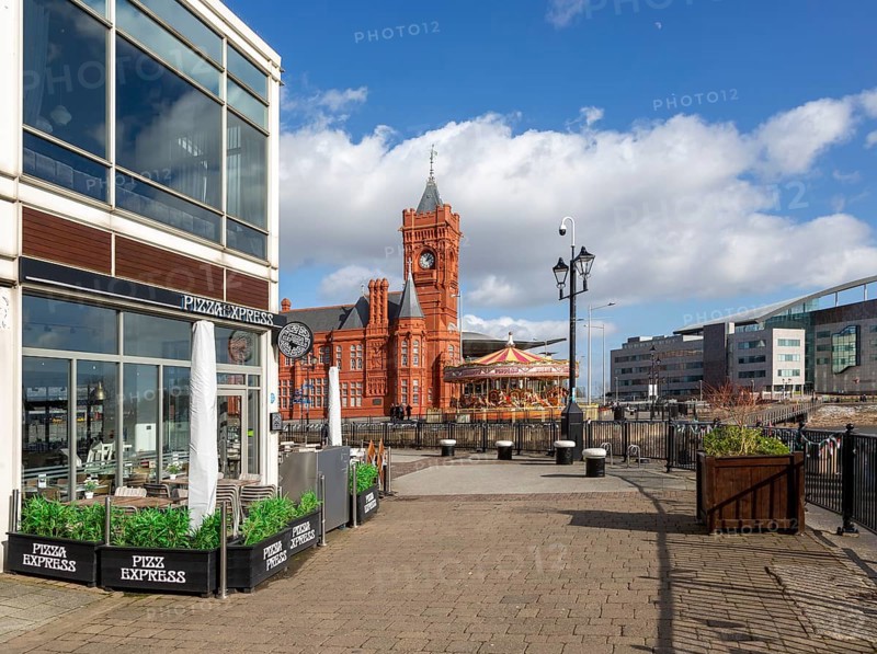 Pierhead building 1897 architect William Frame, Cardiff Railway Company, Cardiff Bay, Wales, UK, French-Gothic Renaissance style