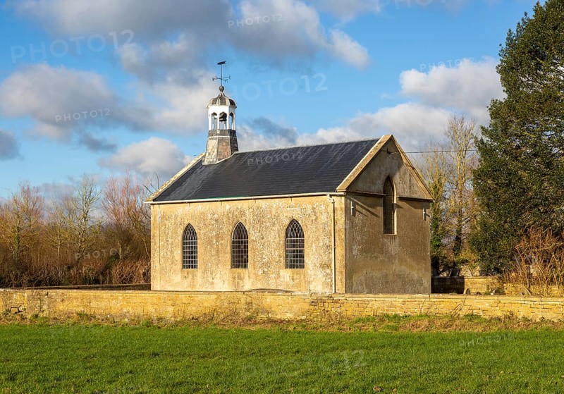 Church of Saint Giles built c 1800, Tytherton Kellaways, Langley Burrell, Wiltshire, England, UK