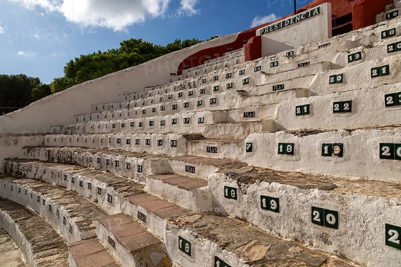 Bullring built 1900, Mijas, Costa del Sol, Malaga Province, Andalusia, Spain, Europe