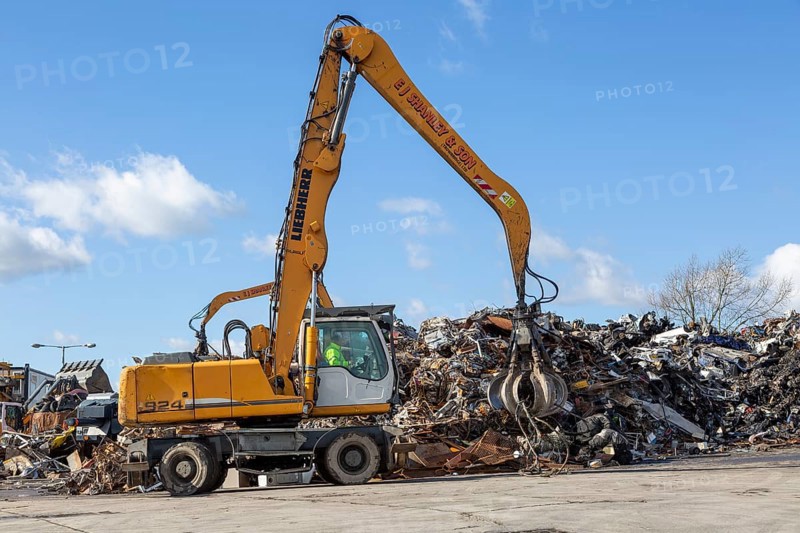 Shanley and Son metal recycling centre, Trowbridge, Wiltshire, England, UK