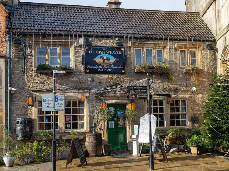The Flemish Weaver pub restaurant, Corsham, Wiltshire, England, Uk