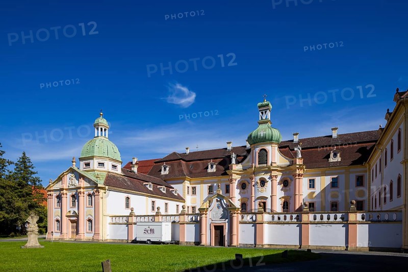 St Marienthal Monastery is a Cistercian abbey in Upper Lusatia in Saxony. It is the oldest nunnery of the order in Germany, which has existed without interruption since its foundation, Ostritz, Saxony, Germany, Europe