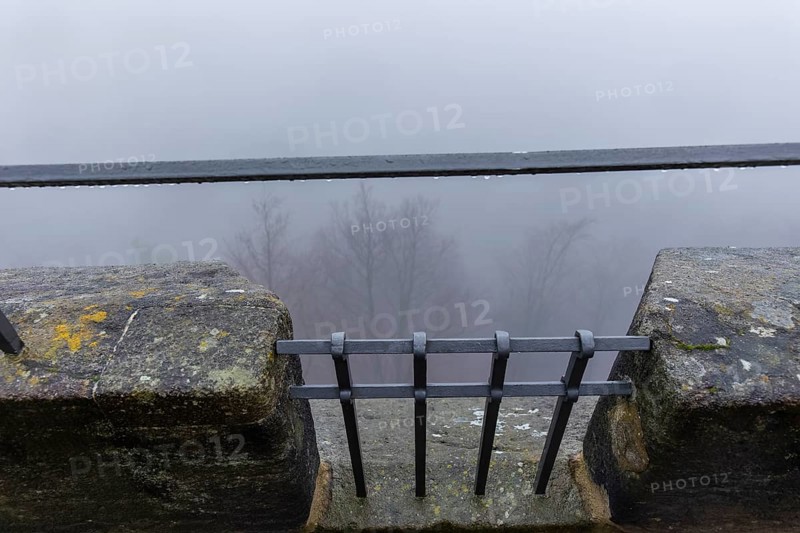Winter atmosphere at the mountain fortress, Koenigstein, Saxony, Germany, Europe