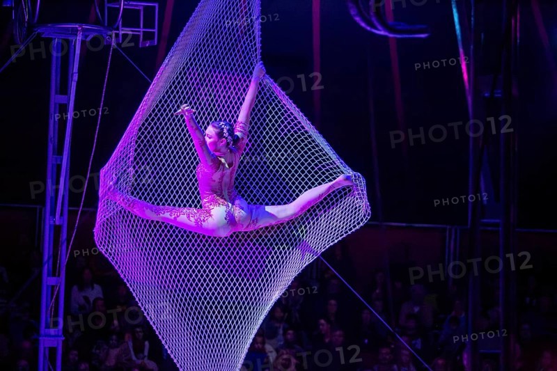 Ludwigshafen 24.12.2023: Performance of the Ludwigshafen Christmas Circus on Christmas Eve