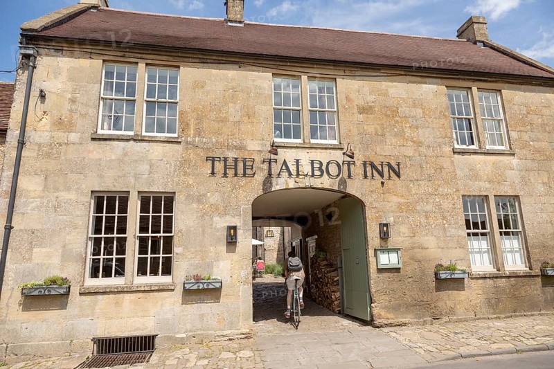 The Talbot Inn public house, Mells, Somerset, England, UK