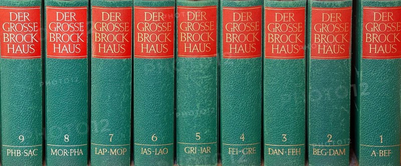 Encyclopaedia Brockhaus Lexicon Books, Germany, Europe