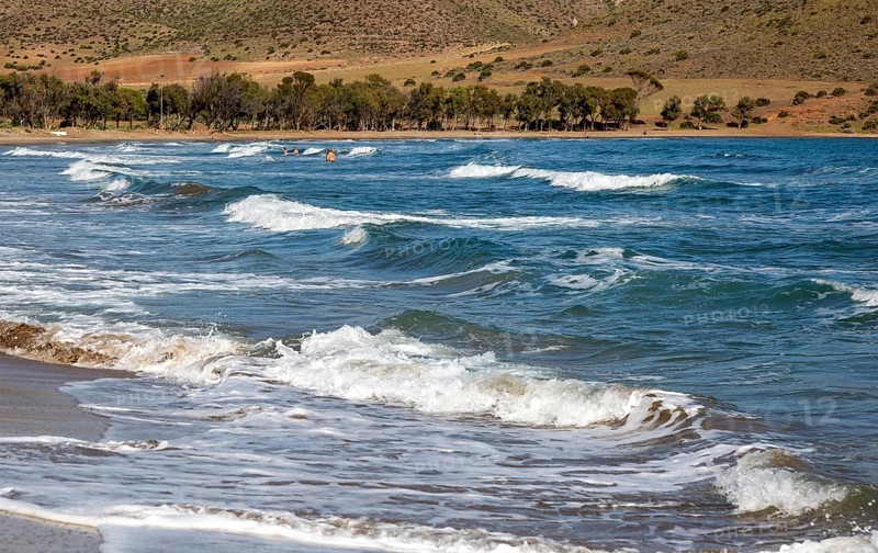 Playa de los Genoveses sandy beach, Cabo de Gata Natural Park, Nijar, Almeria, Spain, Europe