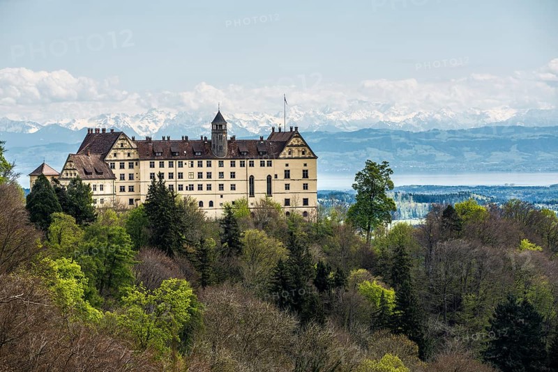 Heiligenberg Castle, Renaissance castle, Heiligenberg, Lake Constance district, Linzgau, Lake Constance, Baden-Wuerttemberg, Germany, Europe