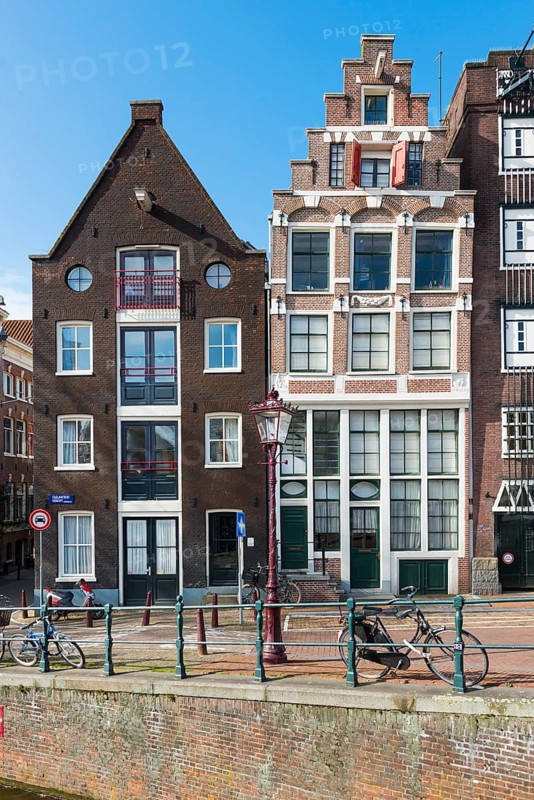 Typical house facade, city tour, tourism, city trip, architecture, Middle Ages, old building, facade, property, historical, history, city history, canal houses, house, building, holiday, trip, city exploration, centre, Amsterdam, Netherlands