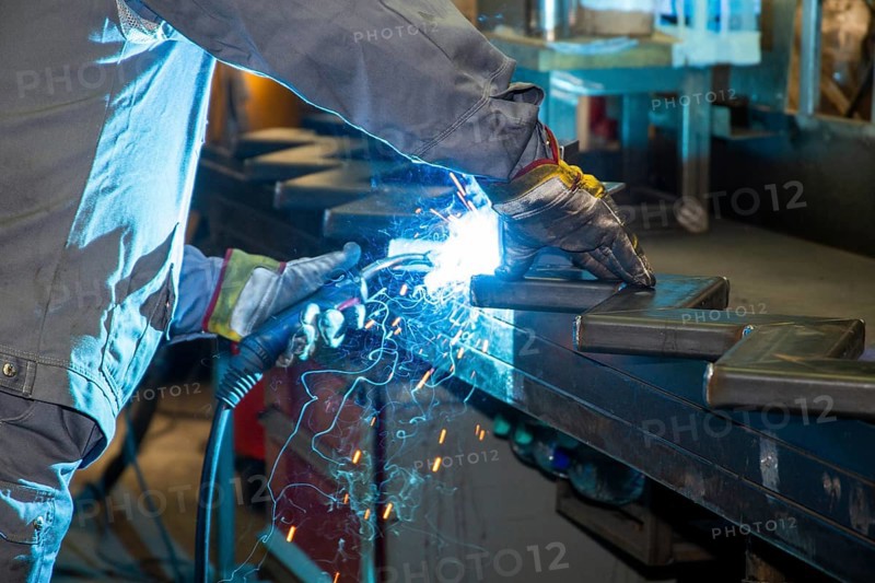Fitters during welding work