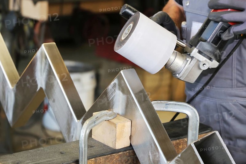 Labourer in the locksmith's shop