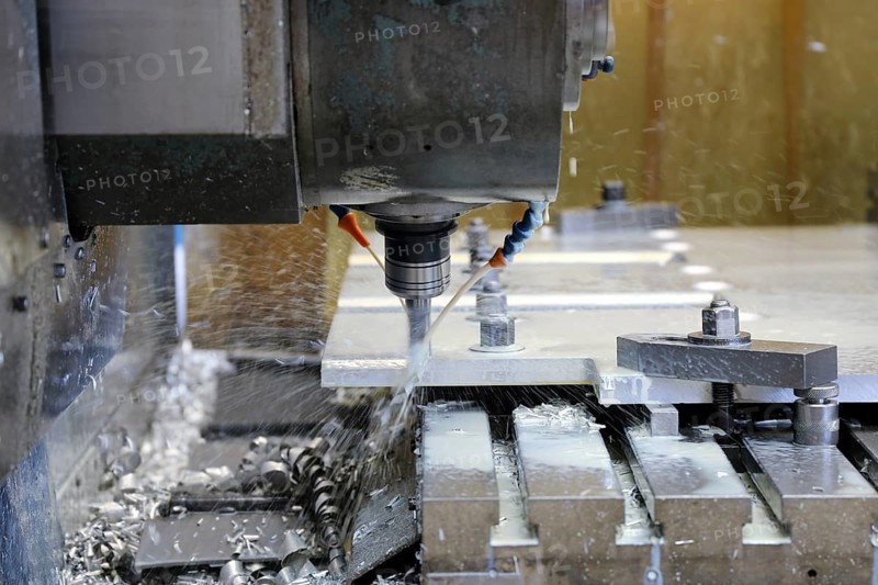 Metalworking with CNC milling machine