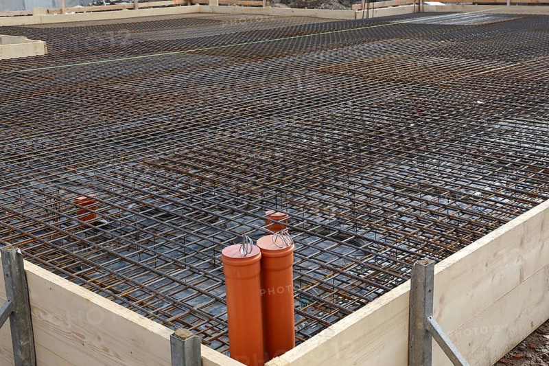 Residential building foundation (Mutterstadt, Rhineland-Palatinate)