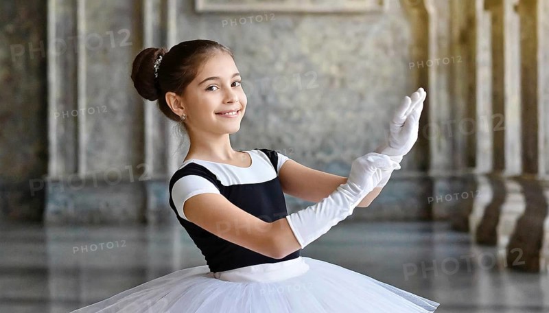 AI generated, girl, 10, 12, years, dark-haired, dark-haired, dances, dancing, ballet, study, exercise, classical, classical dance, ballet dance, stage dance, fitness, fitness alternative, body, emphasised, emphasised, figure, figures, classical music, hall, theatre, castle, system of dance steps, strength, agility, accuracy, body control, coordination, ballet suit, leotard, white gloves