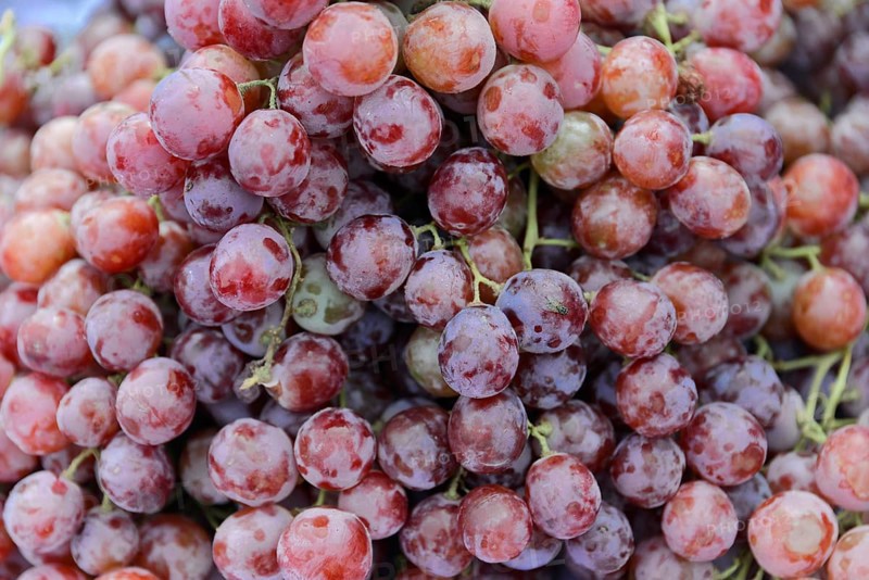 Grapes on a market in Mandalay, Myanmar, Asia