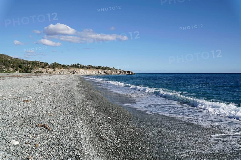 Coast, beach near Baracoa, Cuba, Central America