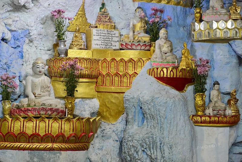 Yankin Hill temple complex, Mandalay, Myanmar, Asia