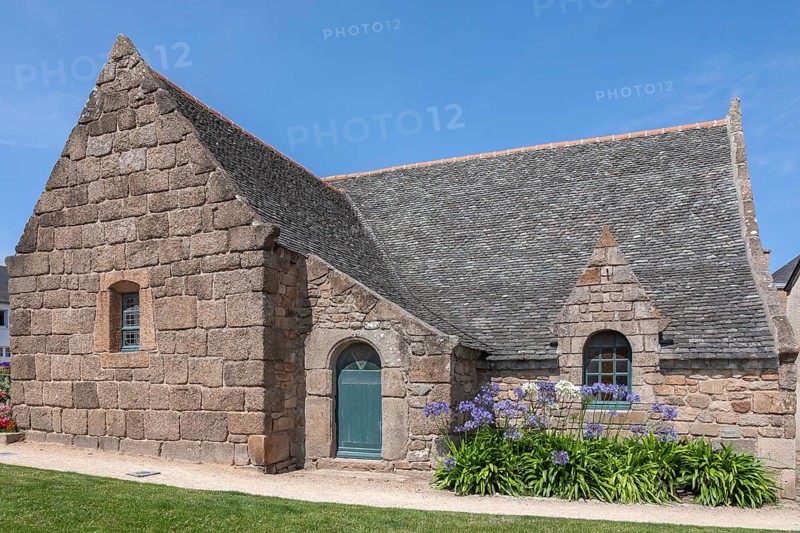 Sainte-Anne du Rocher Chapel, Tregastel, Cotes d'Amor, Brittany, Tregastel, France, Europe