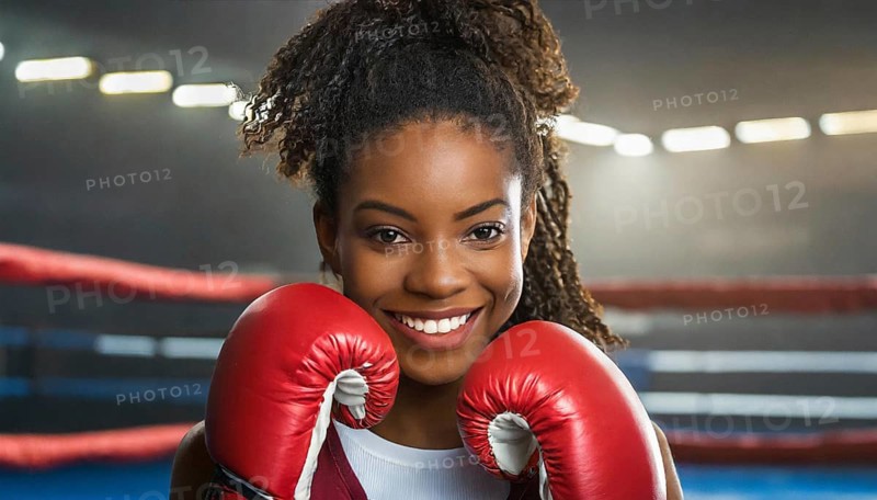 AI generated, woman, woman, 35, years, thai, thai, sport, boxing, gloves, thai boxing, muay thai, one person, portrait, athletic, fight, fighting, popular sport, thai boxer, boxing, boxing ring, african woman