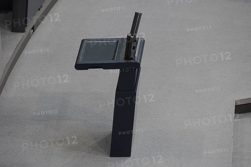 Empty lectern in the German Bundestag, Berlin, 19/02/2024
