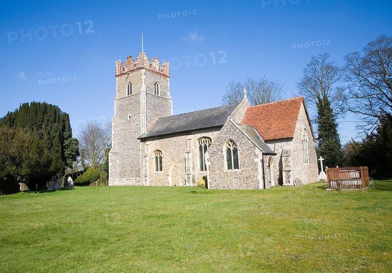 Parish church of Saint Andrew, Bredfield, Suffolk, England, UK