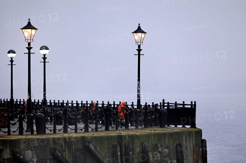 Morning atmosphere at the harbour in Liverpool, 01.03.2019