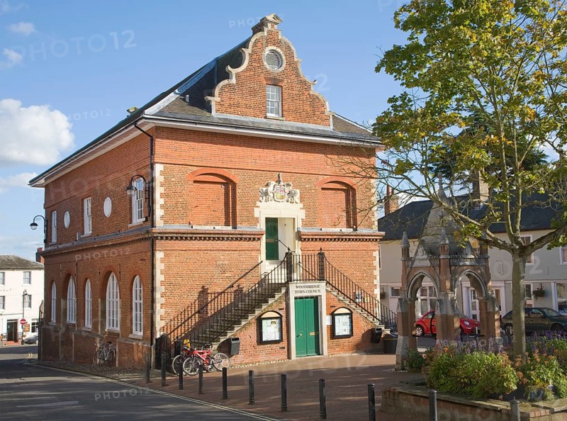 Sixteenth century Shire Hall building 1575 built by Thomas Seckford, Woodbridge, Suffolk, England, United Kingdom, Europe