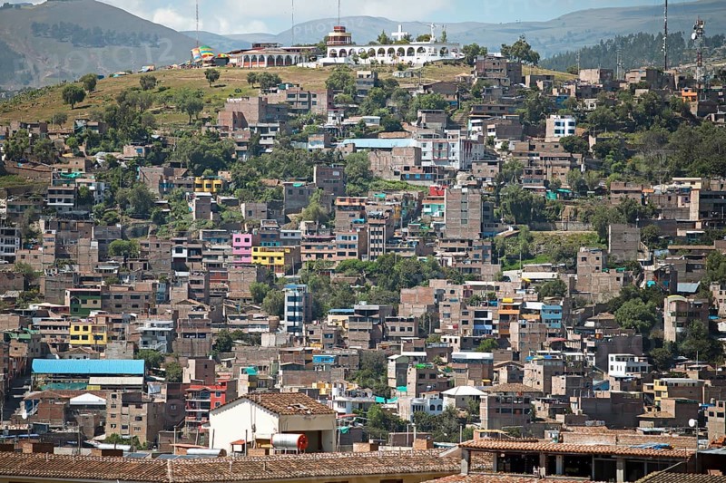 View of Ayacucho, Huamanga province, Peru, South America