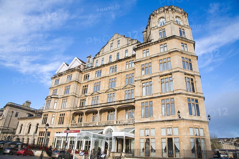 The former Empire Hotel built 1901 designed by Charles Edward Davis, Grand Parade, Bath, Somerset, England, United Kingdom, Europe