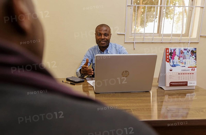 Job placement in the job centre of the SKYE vocational training project, Jos, 06.02.2024