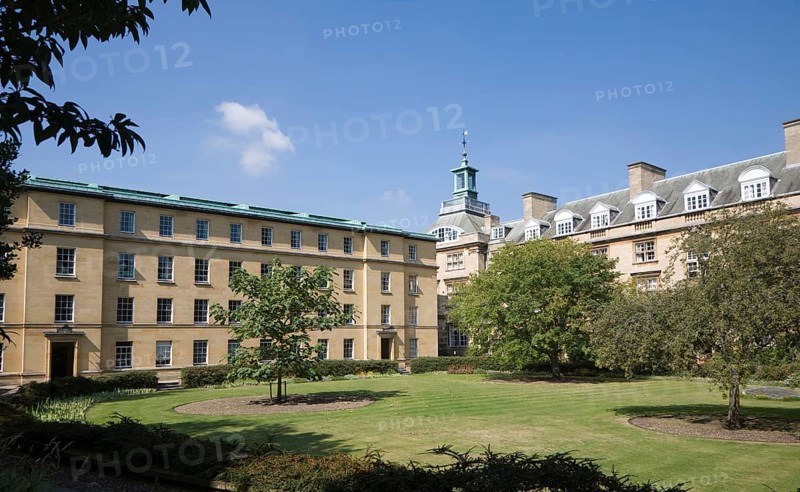 Historic Third Court building and lawn, Christ's College, University of Cambridge, England, United Kingdom, Europe