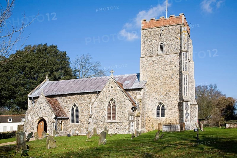 Parish church of Saint Andrew, Bredfield, Suffolk, England, UK