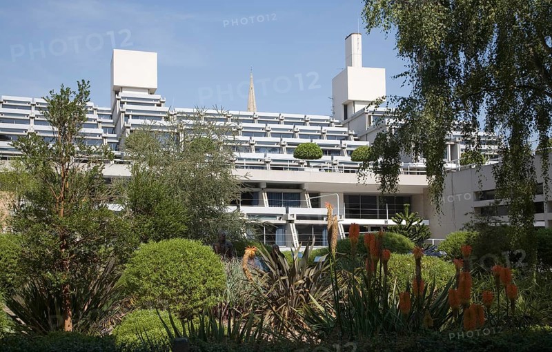 New Court building in Christ's College, University of Cambridge, architect Sir Denys Lasdun built 1966-70, Cambridge, England, United Kingdom, Europe