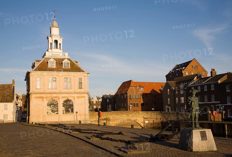 Seventeenth century Custom House building at King's Lynn, Norfolk, England, United Kingdom, Europe