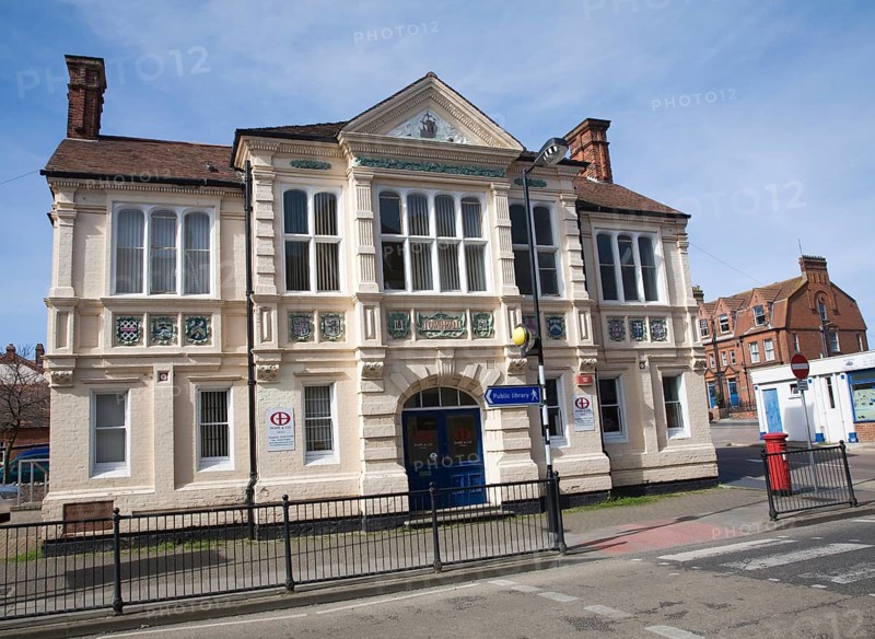 The original Victorian town hall building at Cromer, Norfolk, England built in 1890 in Queen Anne style