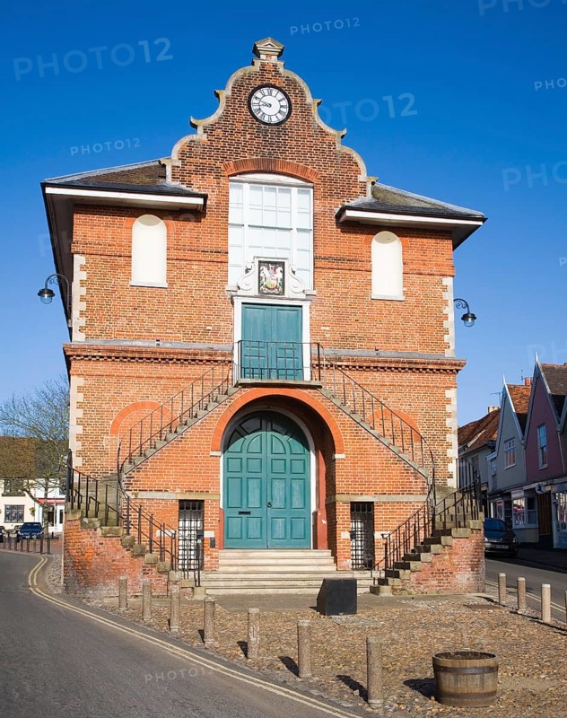 The Shire Hall built 1575 by Thomas Seckford on Market Hill, Woodbridge, Suffolk, England, United Kingdom, Europe