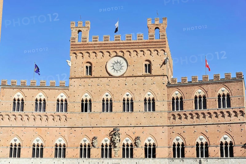 Town Hall Palazzo Pubblico, Palazzo Comunale, Siena, Tuscany, Italy, Europe