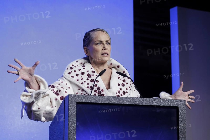 Sharon Stone, US-American film actress, at the Cinema for Peace in Berlin, 19.02.2024. Photographed on behalf of the Federal Foreign Office