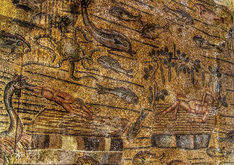 Basilica of Aquileia from the 11th century, largest floor mosaic of the Western Roman Empire, UNESCO World Heritage Site, important city in the Roman Empire, Friuli, Italy, Aquileia, Friuli, Italy, Europe