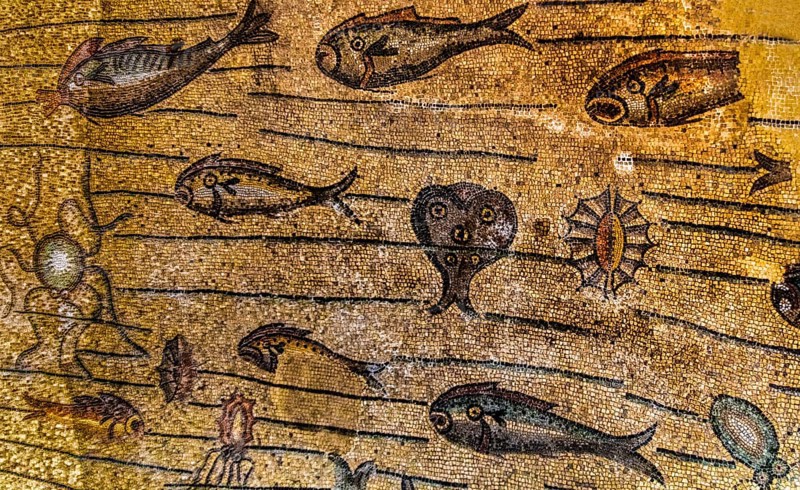 Basilica of Aquileia from the 11th century, largest floor mosaic of the Western Roman Empire, UNESCO World Heritage Site, important city in the Roman Empire, Friuli, Italy, Aquileia, Friuli, Italy, Europe